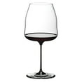 thumbnail image 2 of Riedel Winewings Pinot Noir Tall Thin Single Stem Wine Glass for Red Wine, Clear, 2 of 4