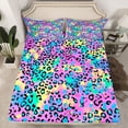 thumbnail image 2 of Feelyou Cheetah Leopard Print Twin Sheet Sets, Modern Fashion Style Bedding, 3-Piece, 2 of 7
