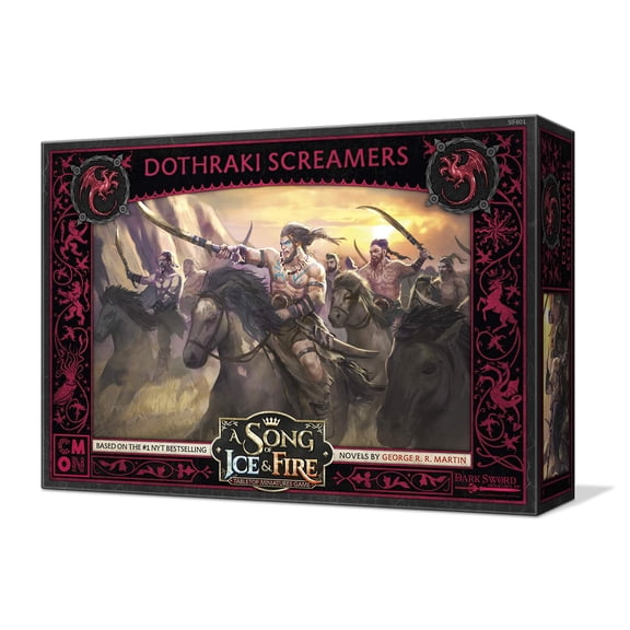 A Song of Ice and Fire Tabletop Miniatures Dothraki Screamers Unit Box By CMON