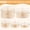 White, variant on 10 Pack Foldable High Load-Bearing Buffet Risers with Clear Acrylic Tops, Food Display Cylinders for Cake & Dessert Stands, Weddings, Parties, Catering, Home