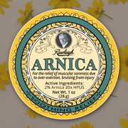 Rawleigh Arnica Soothing Balm for Sore Muscles & Bruising, 1 Tin, 1 oz