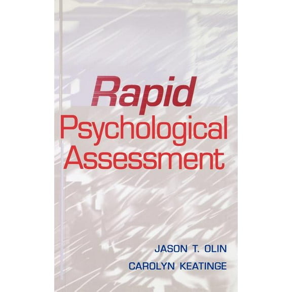 Rapid Psychological Assessment, (Hardcover)