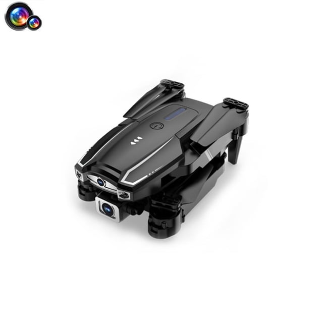 Methold Dron con cámara 5G, retorno de un botón, cuadricóptero con resolución 4K rodante de 360 grados para principiantes, Control remoto Accesorios para aéreos Negro 2 uds cámaras