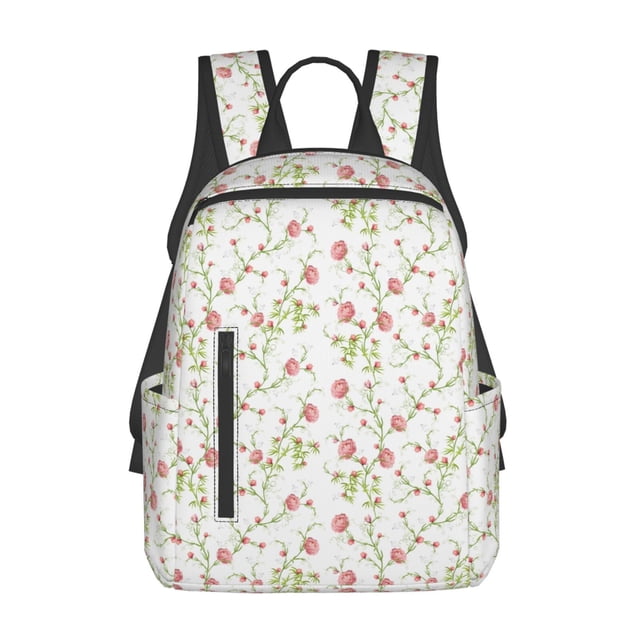Balery Roses Flowers Mochila ligera para hombre y mujer: duradera e impermeable, ideal para la escuela, el trabajo, viajes y uso diario.
