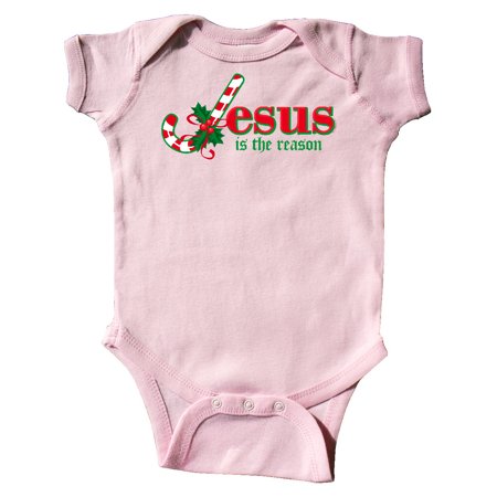 

Inktastic Candy Cane Jesus Gift Baby Boy or Baby Girl Bodysuit