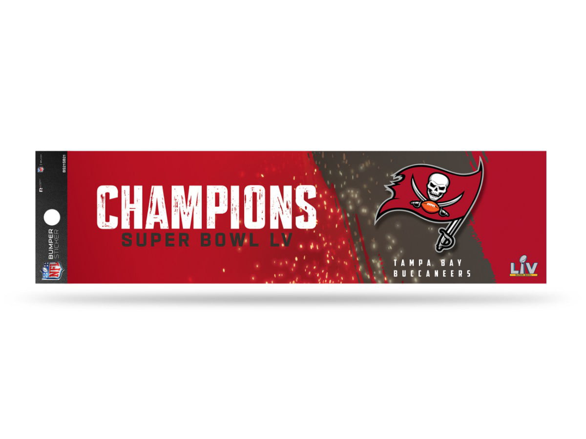 Tampa Bay Buccaneers 2020-2021 Super Bowl LV Champions Red Chrome License Frame