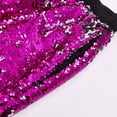 thumbnail image 5 of Men's Reversible Sequin Two Piece Short Sleeve Shirt Shorts Outfit Casual Parties Special Events With Sparkling Design Hot Pink S, 5 of 7