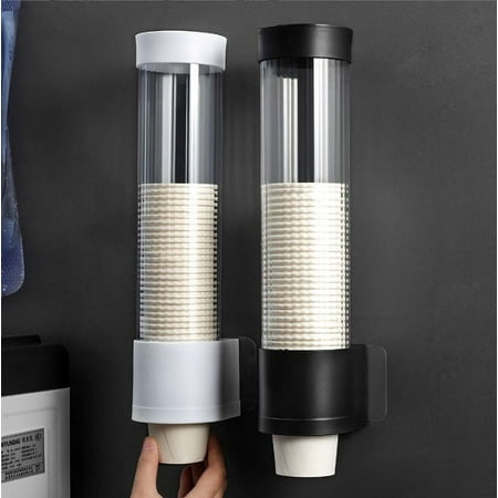 

Plastic Cups Holder Disposable Cup Rack Dust-proof Paper Cups Dispenser