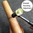 thumbnail image 4 of lionlar Hard Wood Oval Bracelet Sizing Bangle Mandrel Wire Wrapping Tool for Jewelry, 4 of 9