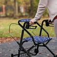 thumbnail image 4 of HELLHERO Walker Seat Cushion Cover for Seniors Snowmen Walker Seat Covers Easy Installation Moisture Wicking for Elder, 4 of 7
