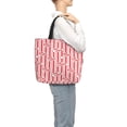 thumbnail image 3 of Defioc Popcorn 1 Pattern Tote Bag for Women,Large Capacity Tote Bag with Zipper Casual Shoulder Handbags Shopping Bag, 3 of 8