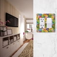 thumbnail image 5 of Yayeee Rocker Switch Wall Plate 3-Gang 6.5"x4.6" Home Decorative Outlet Cover, Cartoon Birds Pattern, 5 of 6