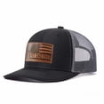 thumbnail image 4 of BEST DAD EVER letter leather label pattern, suitable for travel and casual outfits, breathable outdoor baseball cap for men, adjustable, 4 of 10