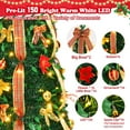 thumbnail image 3 of Pre-Decorated Pre-lit Pop Up Christmas Tree 150 LED 6ft 8 Modes Christmas Tree Collapsible Christmas Tree Warm White Light for Christmas Holiday Decoration, 3 of 7