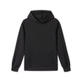 thumbnail image 2 of Xudanell Kids 100% Cotton Hoodie for Boys & Girls - Soft, Durable Everyday Pullover Sweatshirt for 4–12 Years Black,Size 3-4 Years, 2 of 5