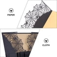 thumbnail image 4 of WRITWAA 10Pcs  Party Invites Black Paper Invitation Card Spider Web Shape For Graduation Celebration, 4 of 5
