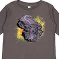 thumbnail image 4 of Inktastic Colorful Lurking Gator Boys or Girls Long Sleeve Toddler T-Shirt, 4 of 5