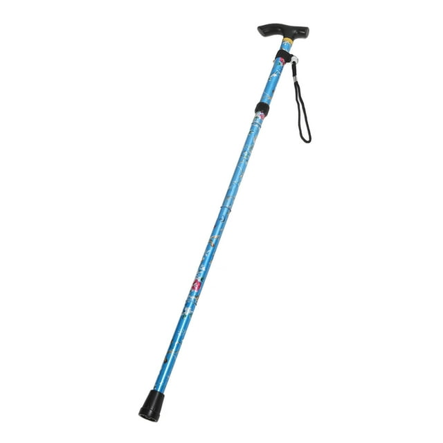 Adjustable Height, Ergonomic Grip, Compact and Portable Folding Cane with Non Slip Rubber Tips, Lightweight Aluminum Alloy Material for Mobility & Daily Living Aids