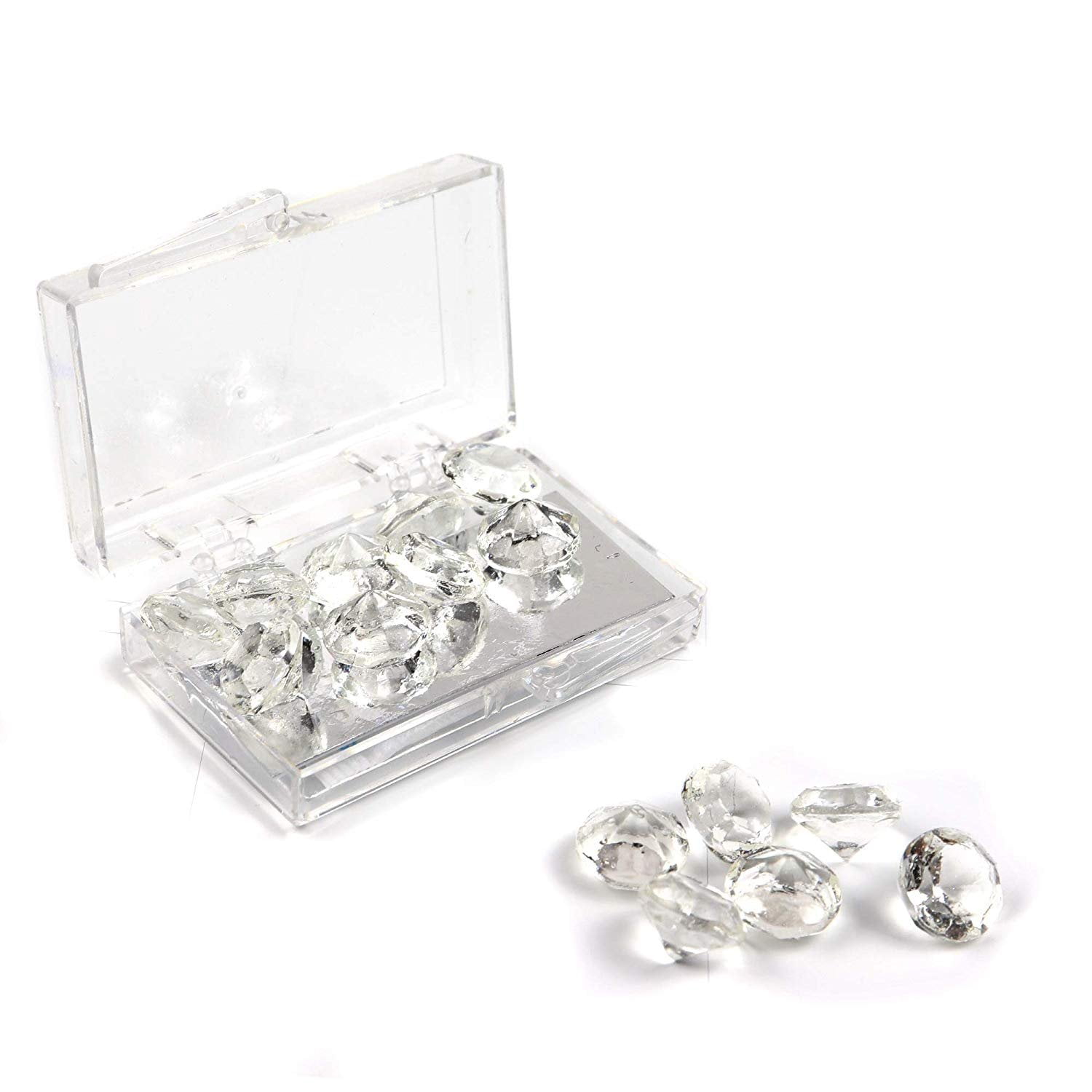 Diamond (Crystal Clear) Edible Gems 6MM その他キッチン、日用品、文具