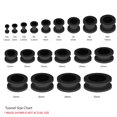 thumbnail image 4 of BodyJ4You 18PCS Taper Tunnel Plugs Randomly Assorted Ear Piercing Gauges Kit 00G (10mm) - 9 Pairs, 4 of 7