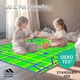 thumbnail image 4 of ODIKA 5'x7' Machine Washable Non-Slip Area Rug, Whimsical Traffic Route Imagery High Traffic Rug, Green, 36558, 4 of 7