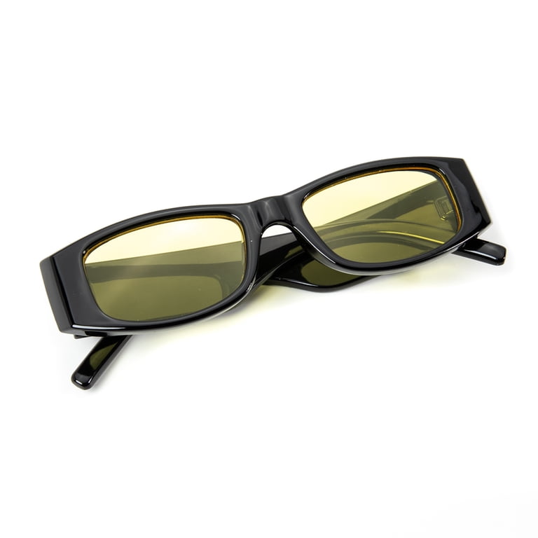 Swift Yellow Tint Lens Thick Square Frame Designer Trendy  display picture 3