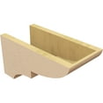 thumbnail image 5 of 7"W x 14"D x 7"H Wide Ridgewood Rough Cedar Woodgrain TimberThane Corbel, Primed Tan, 5 of 6