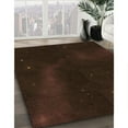 thumbnail image 3 of Ahgly Company Machine Washable Indoor Round Transitional Red Brown Area Rugs, 4' Round, 3 of 7