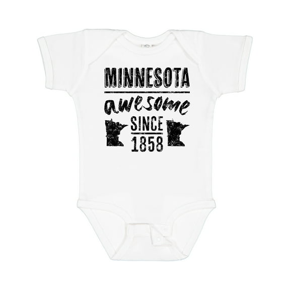 Inktastic Minnesota Awesome Since 1858 Boys or Girls Baby Bodysuit
