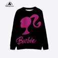 thumbnail image 5 of Sudadera nueva para mujer 2024, jersey con estampado de Barbie de dibujos animados, primavera y otoño, informal, holgada, con cuello redondo, regalo, 5 of 5