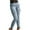 Light Blue, variant on Lenpel Women's Skinny Cargo Pants Lightweight Travel Hiking Joggers High Waisted Tapered Casual Athletic Pants