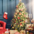 thumbnail image 3 of Lazos de Navidad decorativos para el hogar, guirnalda de árbol de Navidad, suministros de pared y ventana, 12 unidades, 3 of 4