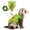 Green, variant on Small Animal Vest Harness & Leash Set – Soft and Safe, Adjustable Neck & Chest (13-20cm/15-22cm), 120cm Safety Lead for Guinea Pigs, Rabbits, Kittens, and Ferrets (Blue)