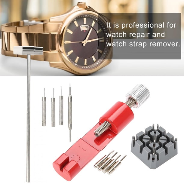 Juego de reparación de correa de reloj juego de herramientas de reparación de correa martillo punzón kit de reparación de reloj de pulsera ANGGREK Otros