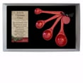 thumbnail image 3 of Abbey Gift Abbey & CA Red Christmas Cheer Measuring Spoon Set of 4 Gift Box W/Card, 7"x4.25", Multi, 3 of 3