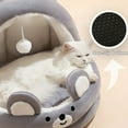thumbnail image 3 of DABEI Cozy Cat Nest - All-Season Semi-Enclosed House With Removable Winter Bed, 3 of 15