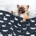 thumbnail image 3 of Naloa Cartoon Swan Dog Blanket, 3 Sizes Cat Blanket for Indoor Cats Large Medium Small Dog Gifts-Medium, 3 of 8