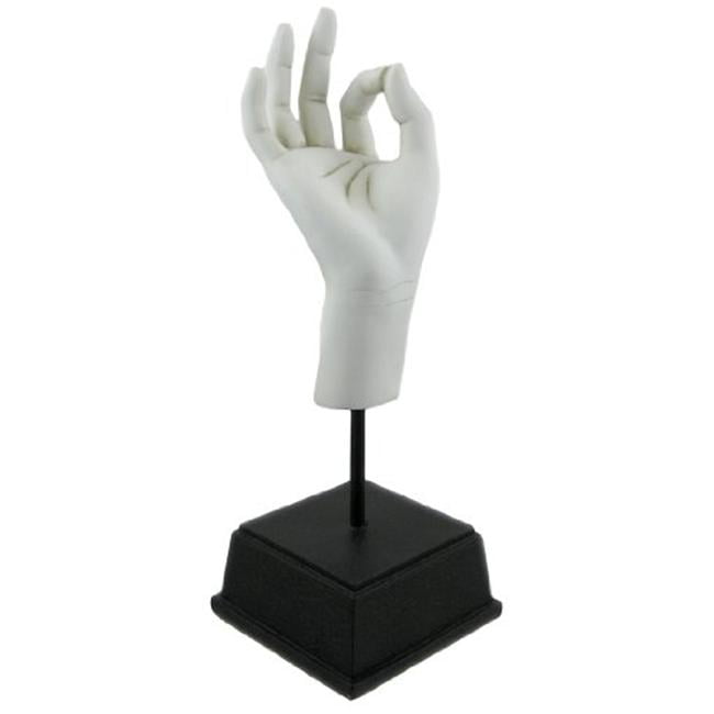 TMS H234-WHT Hand Sculpture Ok in White by TMS