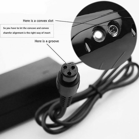 freestylehome Electric Balancing Scooter Power Adapter Aerial Head AC Charging Adapter 42V 1.5A Input US Plug