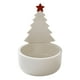 thumbnail image 2 of Portavelas navideño de cerámica pequeño para velas de té Estrella Roja, 2 of 9