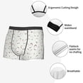 thumbnail image 5 of Wukai Funny Chicken Print Men’s Underwear Breathable Boxer Briefs,&nbsp;Moisture Wicking & Breathable-XX-Large, 5 of 7