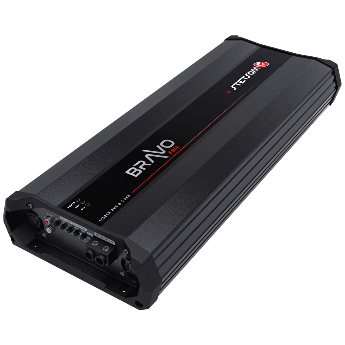 Stetsom Bravo Full 12000 1 Ohm Mono Car Amplifier 12,000 Watts RMS, 1Ω Stable Car Audio, HD Sound Quality Crossover & Bass Boost BFULL12K_1
