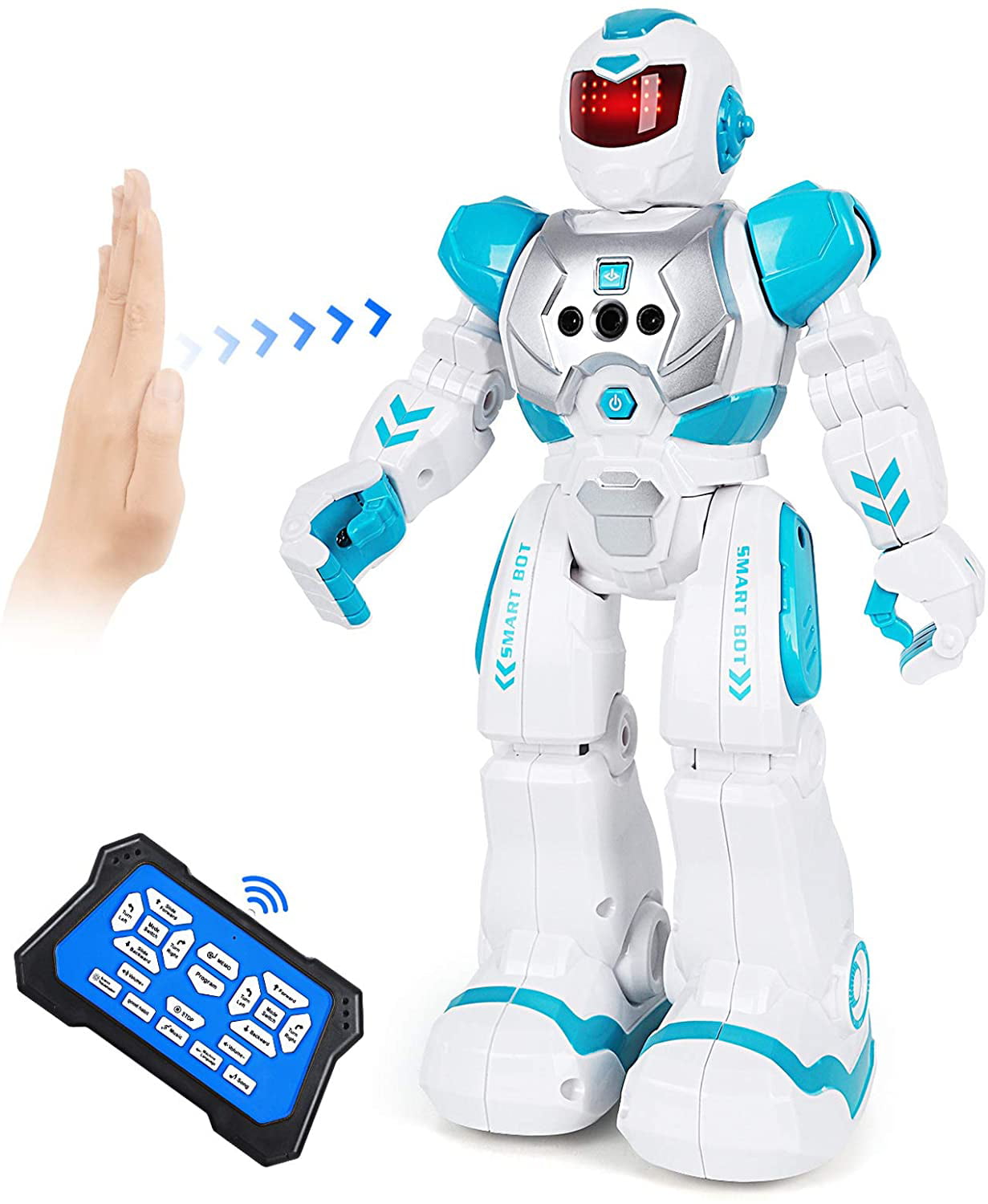 RC Robot for Kids Intelligent Programmable Robot BLUE NEW 