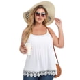 thumbnail image 6 of AOLIGEI Camisoles for Women with Built in Bra Adjustable Strap Tank Tops Cami Sleeveless Summer Tops Plus Size（S-4XL), 6 of 7
