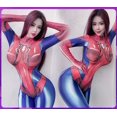 thumbnail image 3 of Mono de LICRA negro Sexy para mujer, traje Zentai, mono de superhéroe Supergirl, disfraz de Cosplay, vestido de fantasía para fiesta de Carnaval, 3 of 4