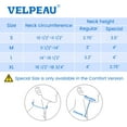 thumbnail image 3 of VELPEAU Neck Brace for Snoring, Neck Support Brace for Sleeping,Soft Cervical Collar Keep Vertebrae Stable & Aligned for Relief of Cervical Spine Pressure(Comfort, M, 3"), 3 of 7