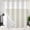 Beige2, variant on Lfeey No Hook Shower Curtain with Snap Fabric Liner Set, Waterproof Double-Layer Sheer Top, Light Blue, 71" W x 71" L