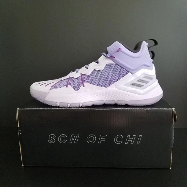 Men's 8.5 Wmns 9.5 Ad-id-as D Rose "Son of Chi" Purple Basketball Shoes GX2933 NWB