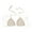 D267/Beige, variant on Afdoent Womens Bikini Tops Women's Casual Hand Crocheted Solid Color Swimsuit Bikini Tops Only