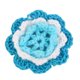 thumbnail image 2 of 10pcs Hueca Hecha A Mano De Te Ramillete Para El Cabello Partido Bricoje S Azules Sunnimix none, 2 of 6